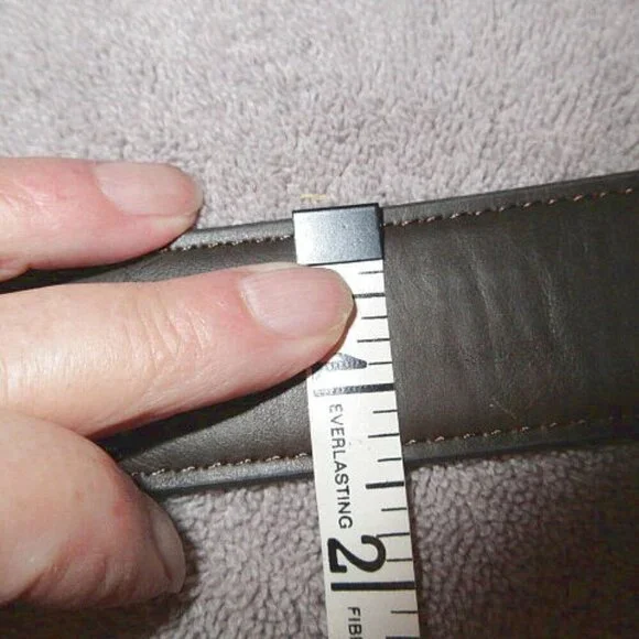 Mossy Oak Mens Leather Camo Belt Size L Pewter Buckle Hunting Western Casual - Picture 11 of 11